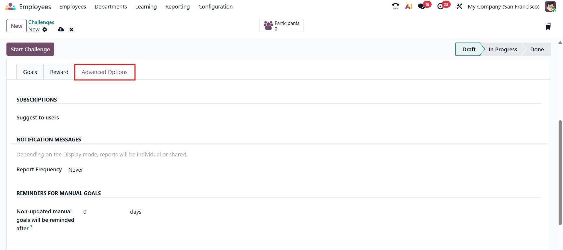 Odoo 19 Project