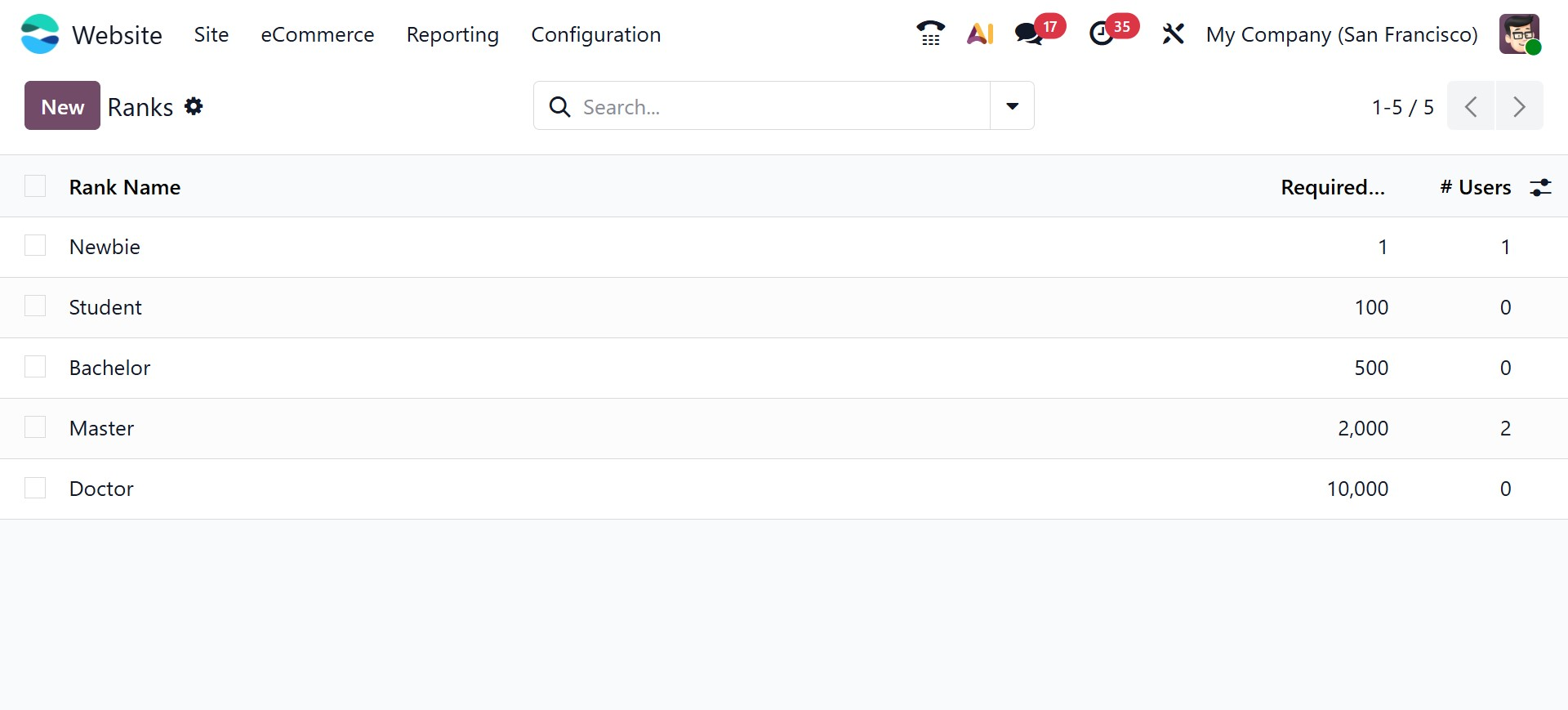 Odoo 19 Project