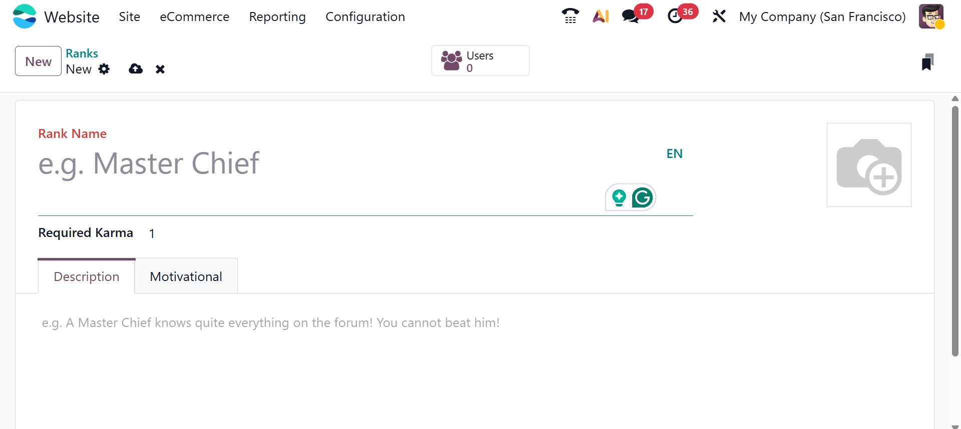Odoo 19 Project