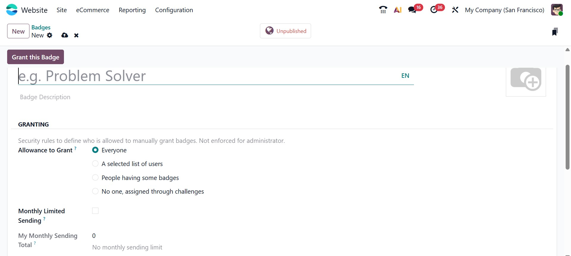 Odoo 19 Project