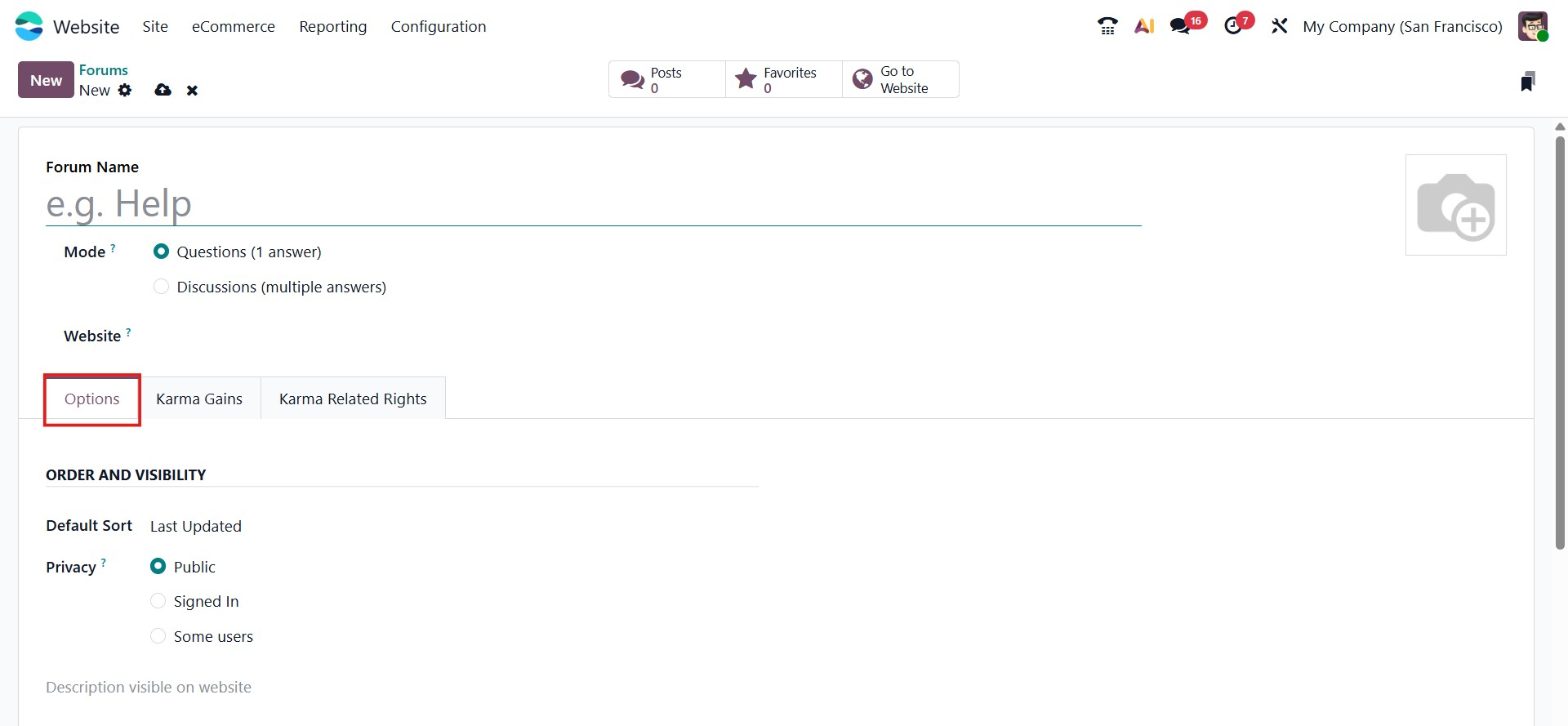 Odoo 19 Project