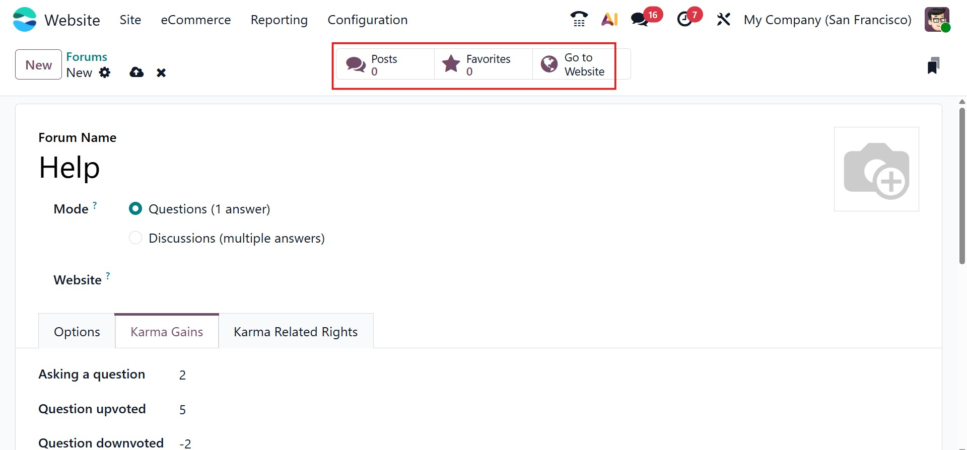 Odoo 19 Project