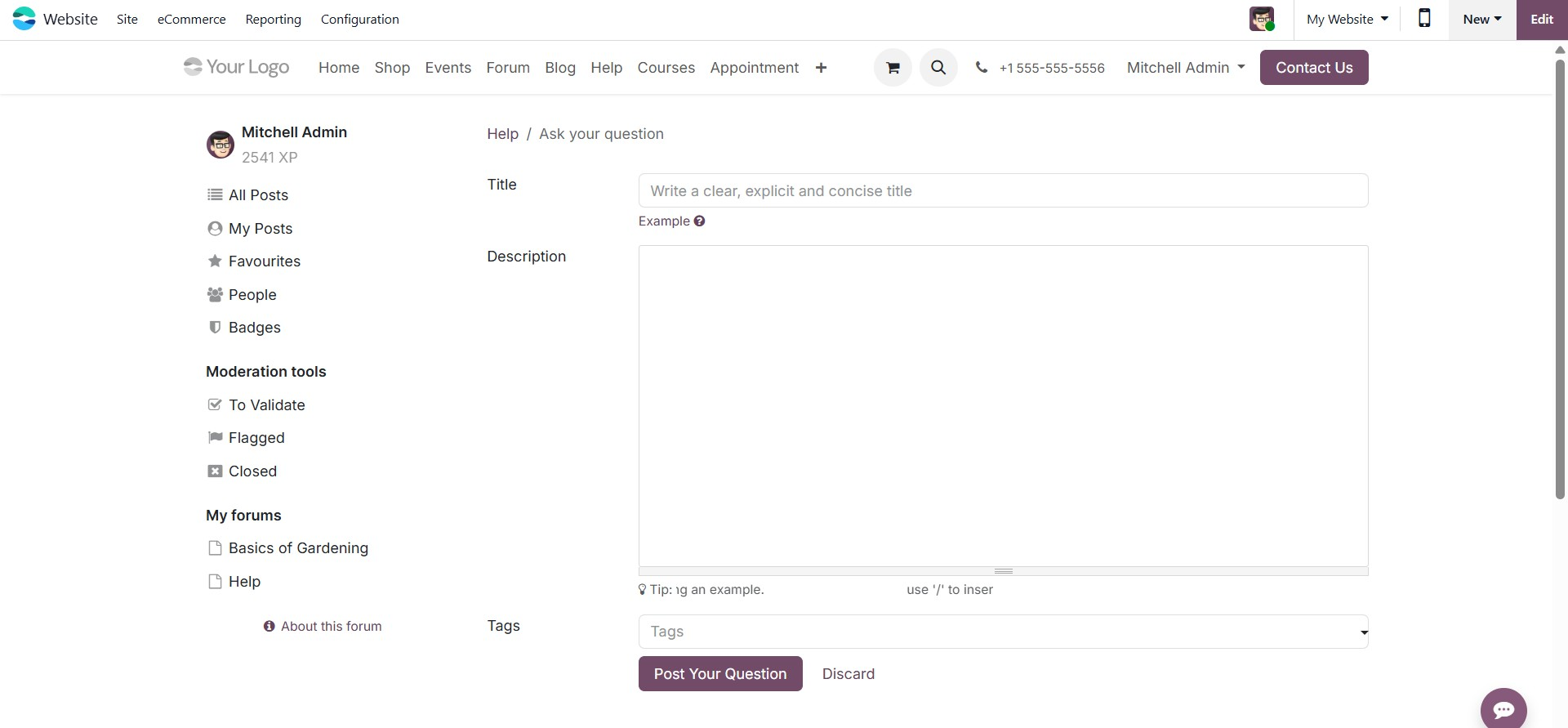 Odoo 19 Project