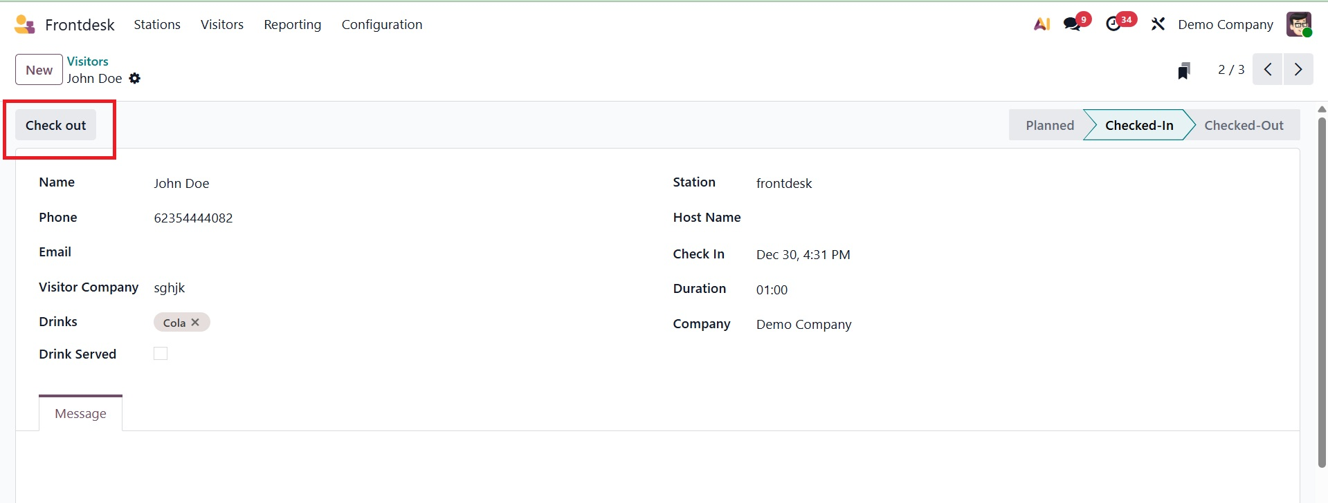 Odoo 19 Project