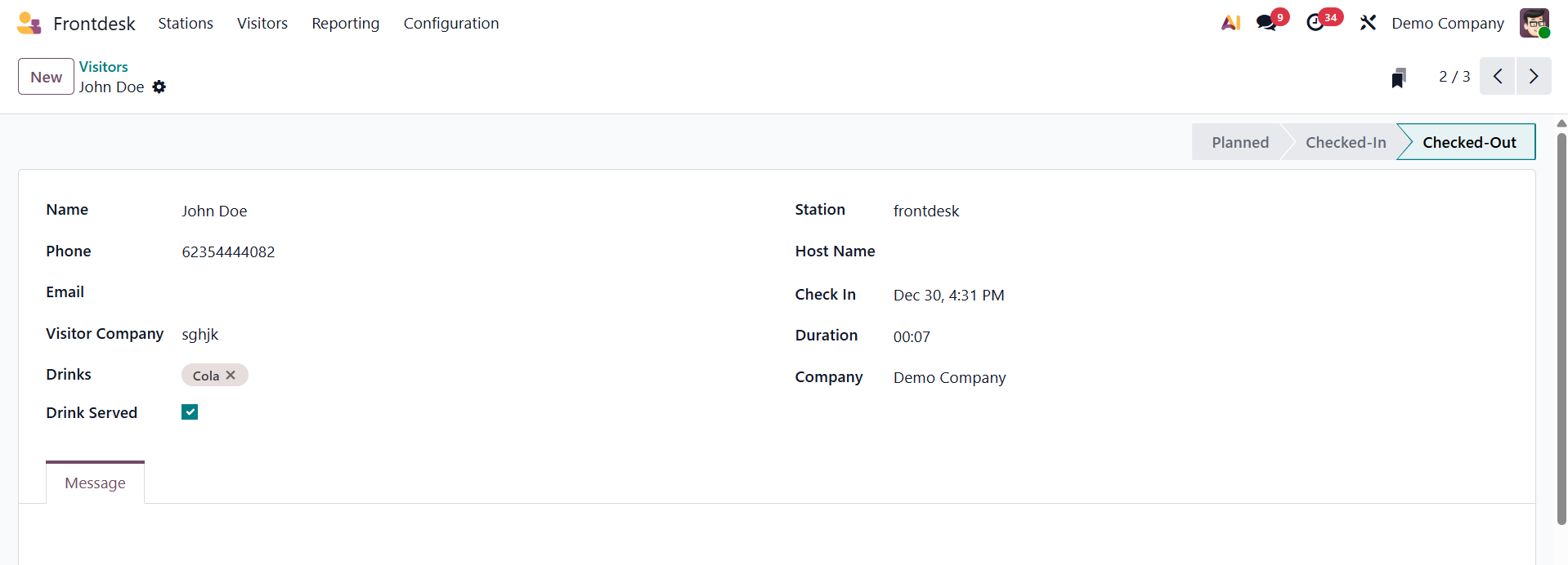 Odoo 19 Project