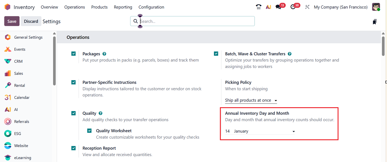 Odoo 19 Project