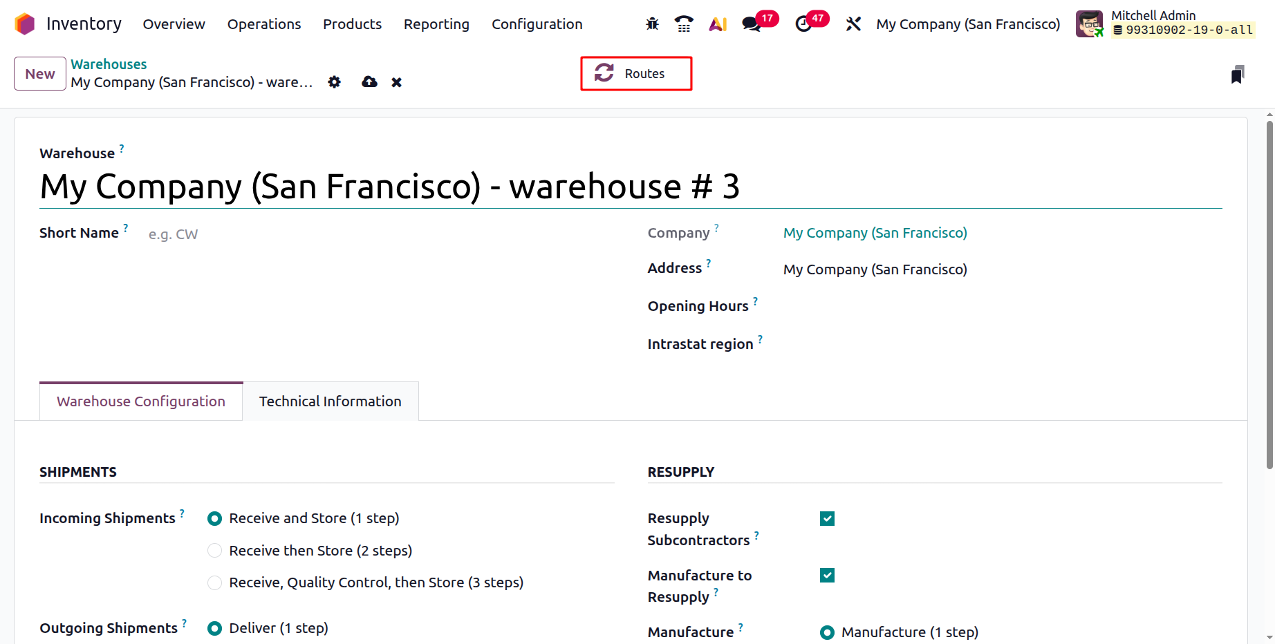 Odoo 19 Project