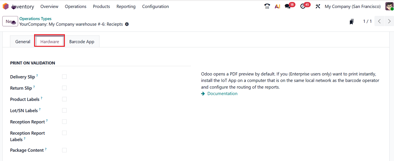 Odoo 19 Project