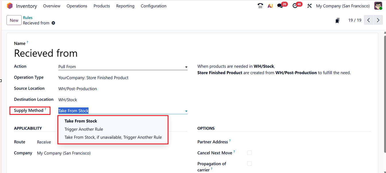 Odoo 19 Project