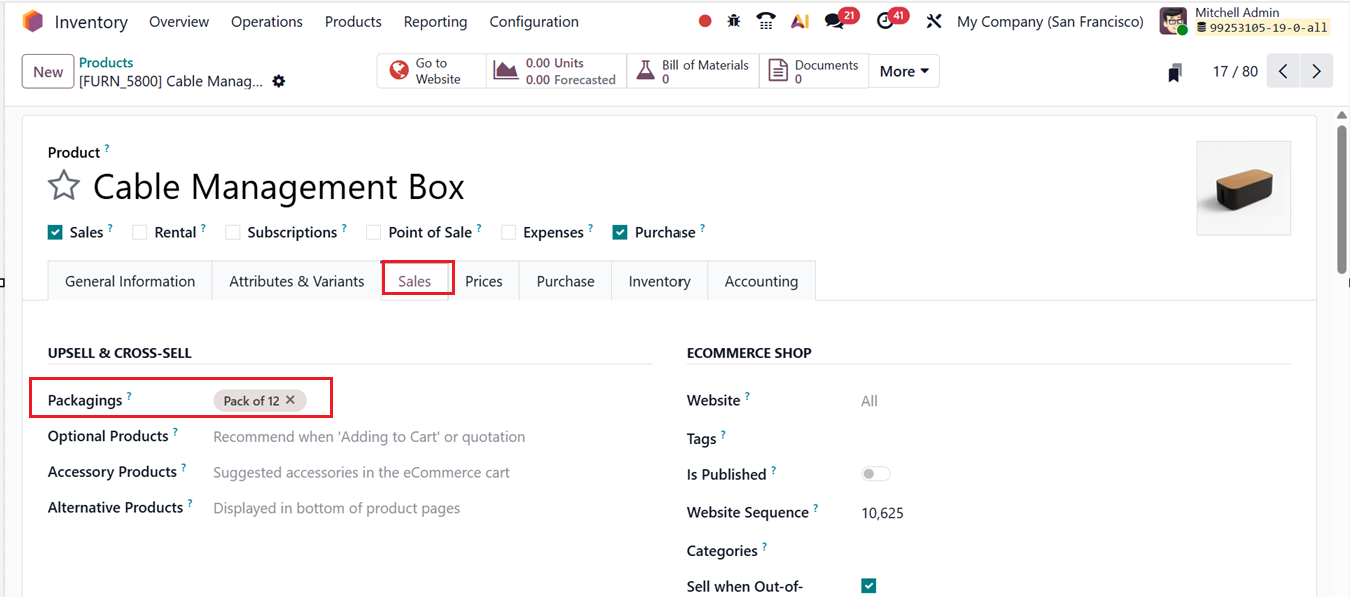 Odoo 19 Project