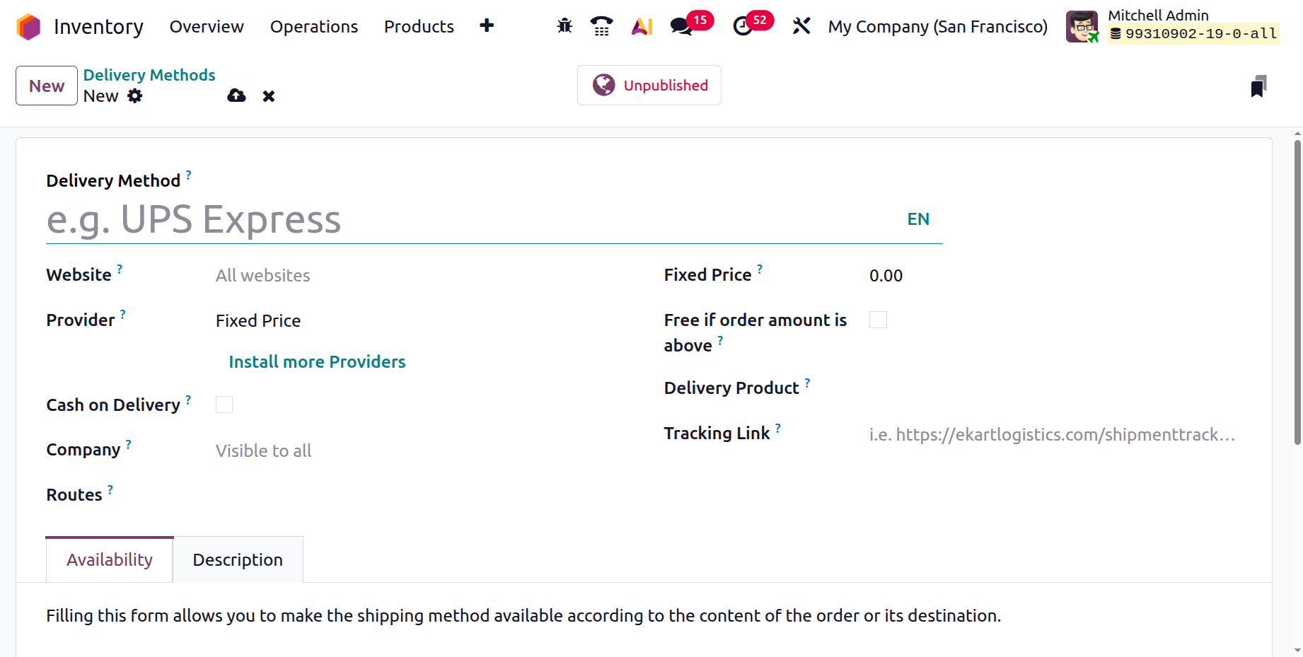 Odoo 19 Project