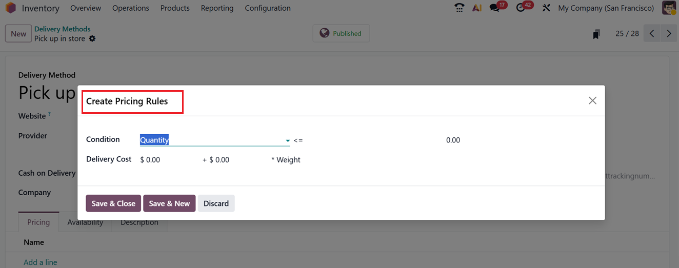 Odoo 19 Project