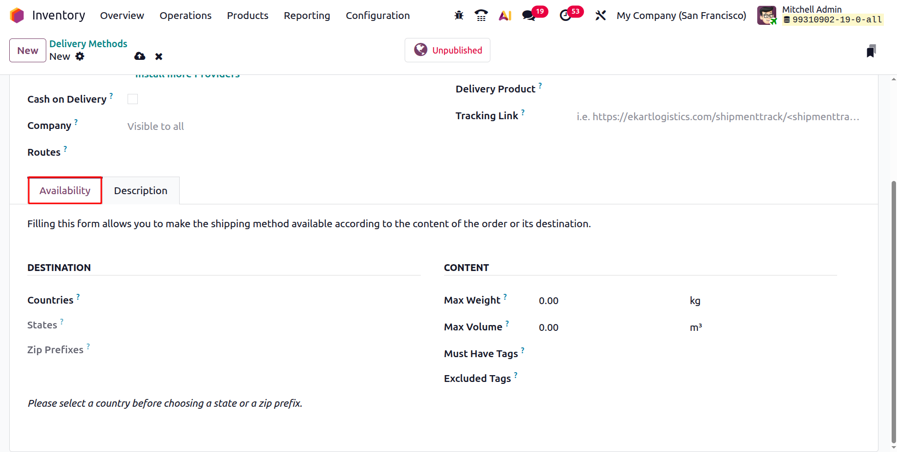 Odoo 19 Project