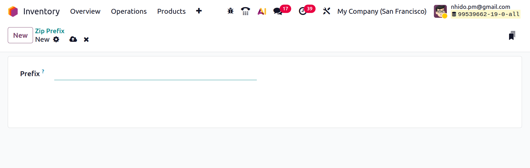 Odoo 19 Project