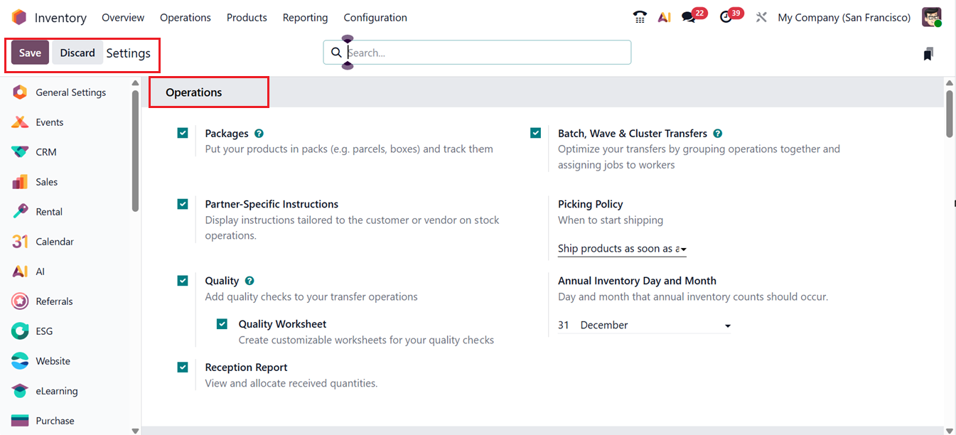 Odoo 19 Project