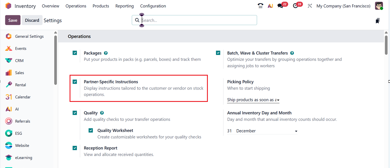 Odoo 19 Project