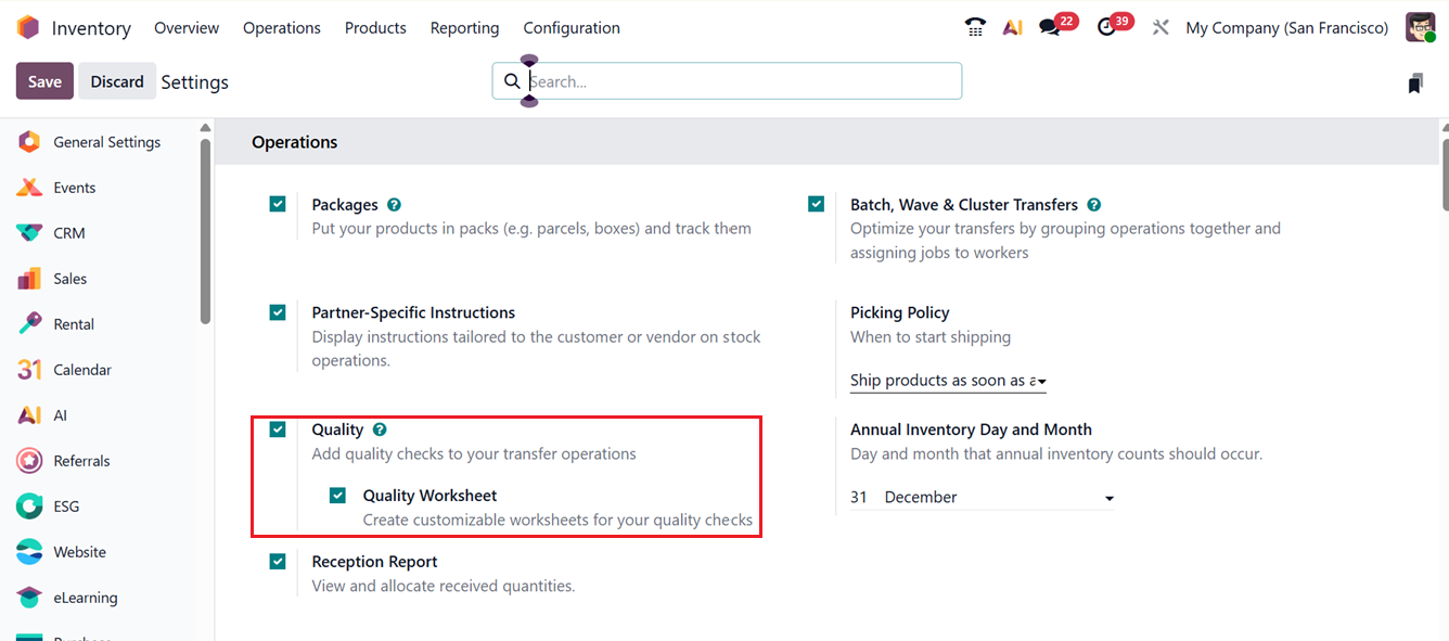 Odoo 19 Project