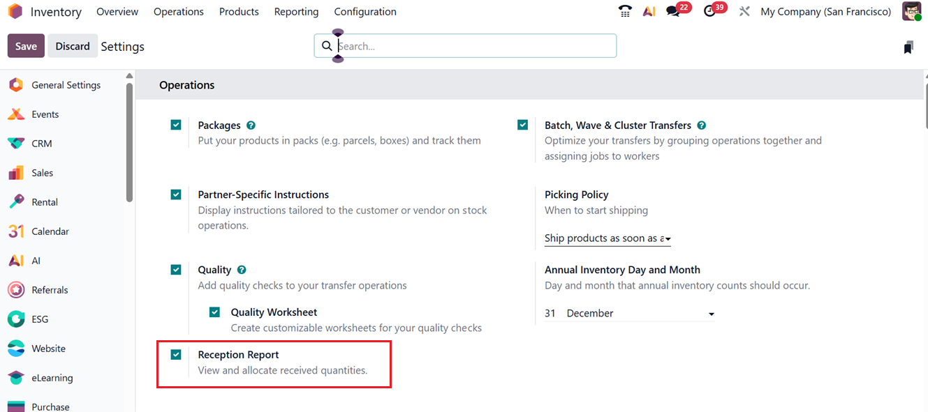 Odoo 19 Project