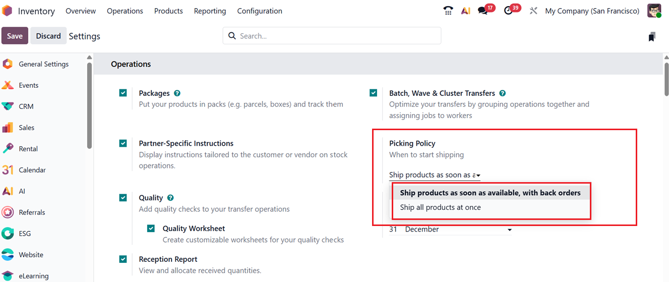 Odoo 19 Project