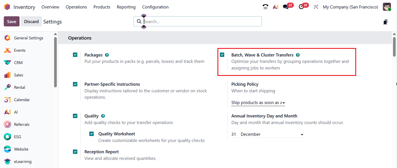 Odoo 19 Project