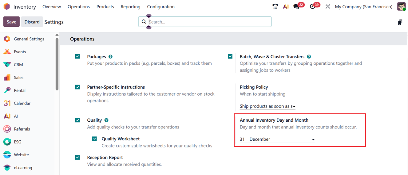 Odoo 19 Project