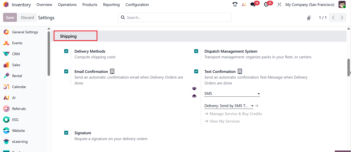 Odoo 19 Project