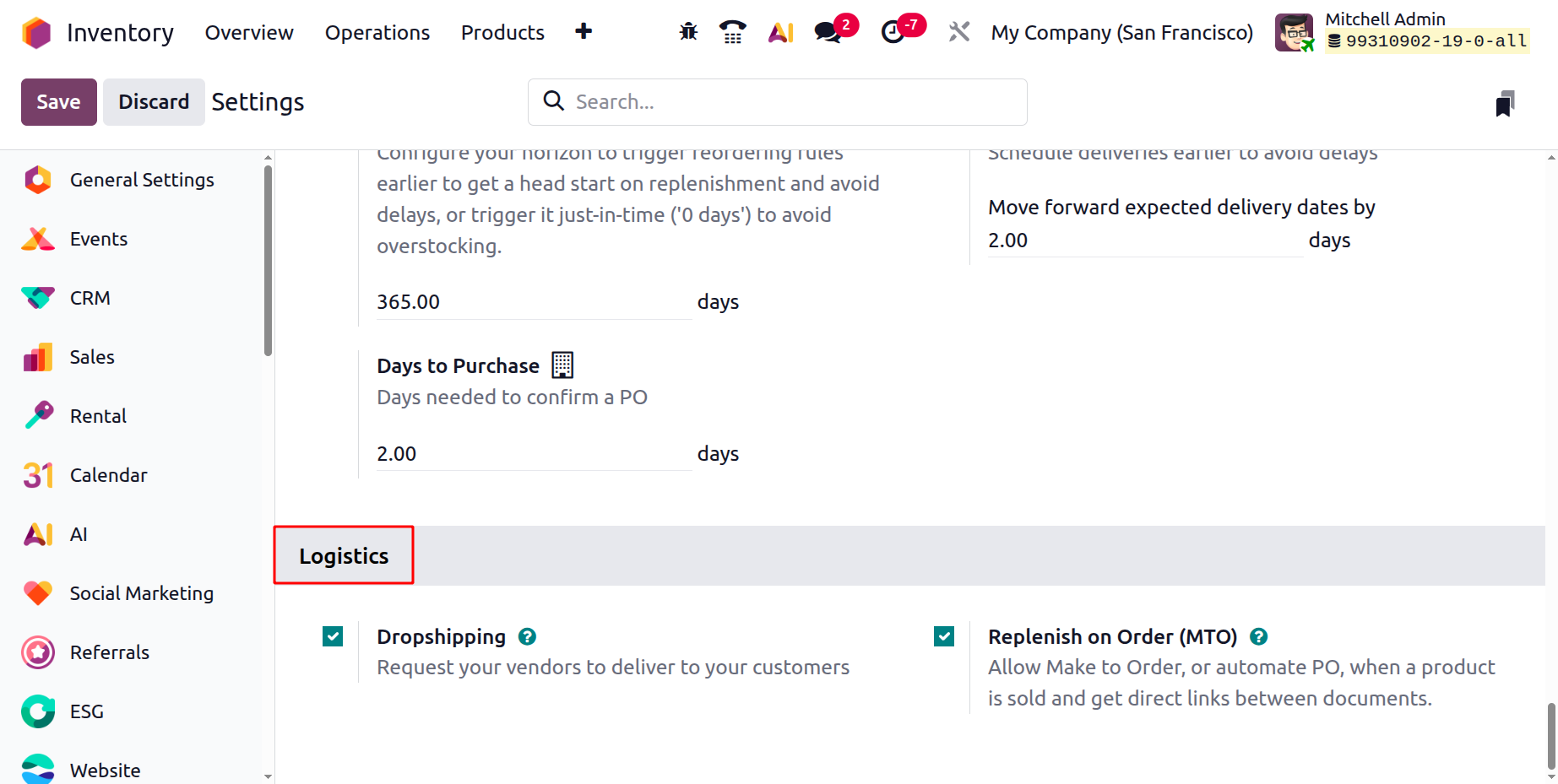 Odoo 19 Project