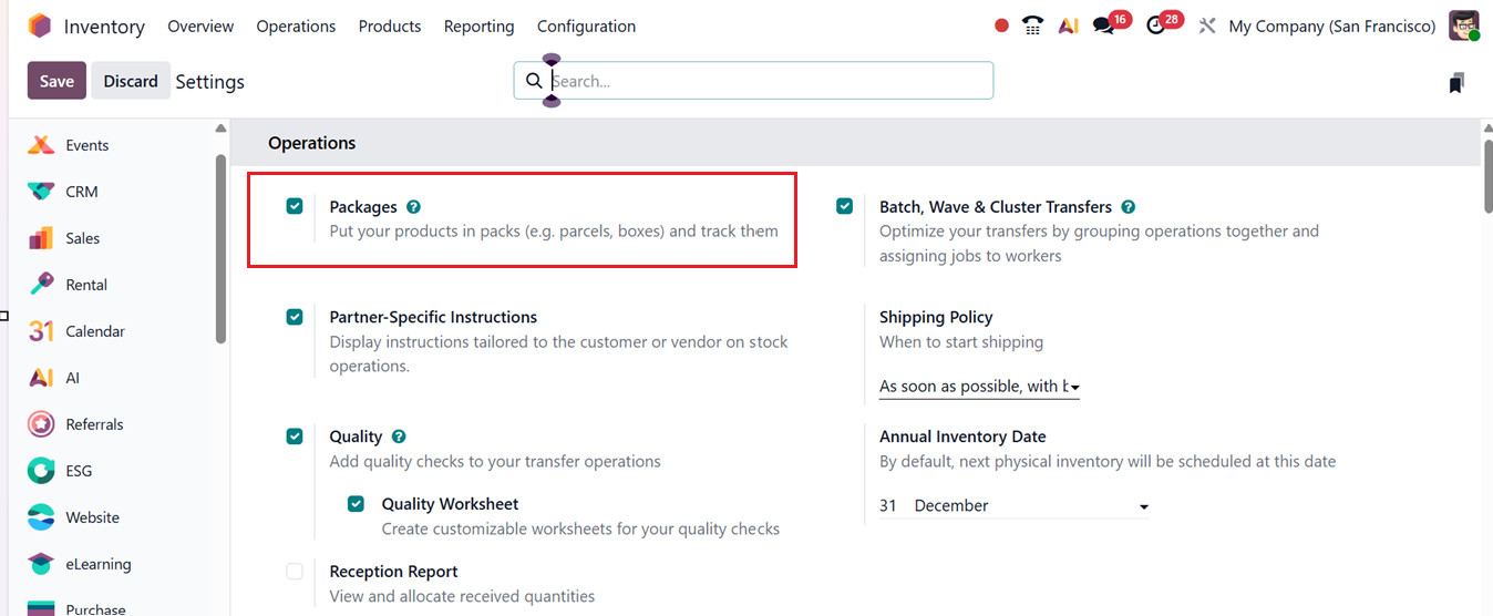 Odoo 19 Project