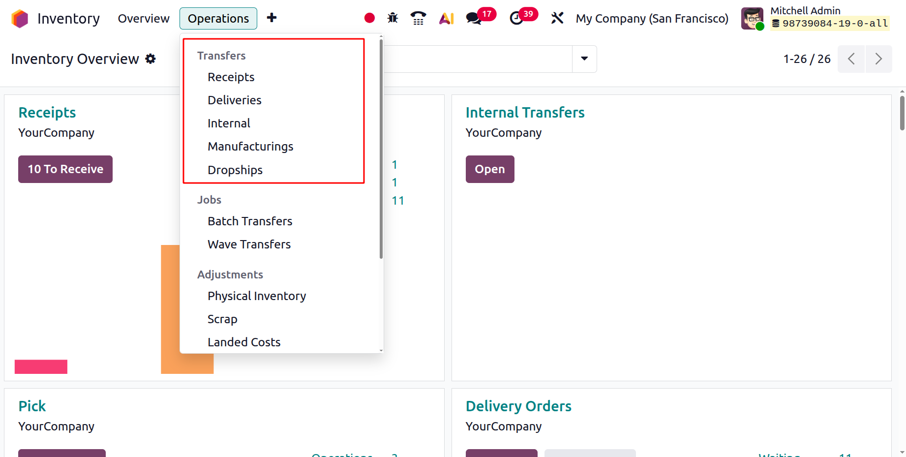 Odoo 19 Project