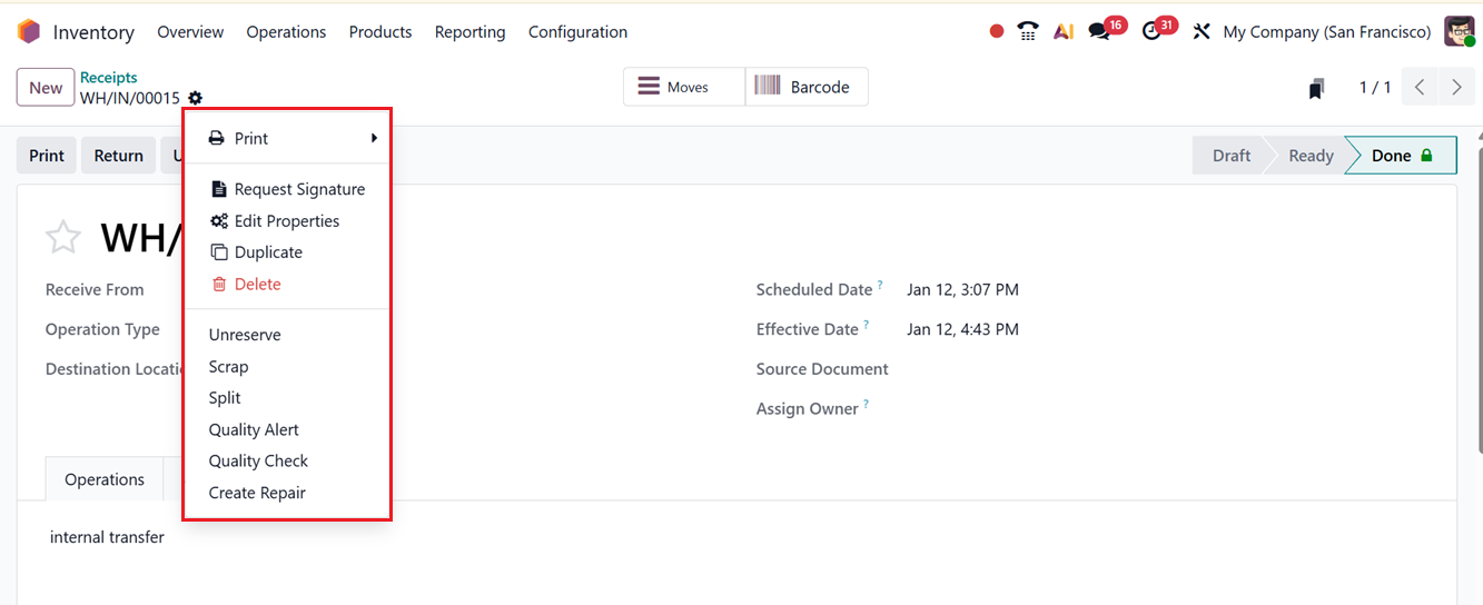 Odoo 19 Project