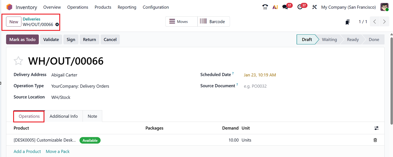 Odoo 19 Project