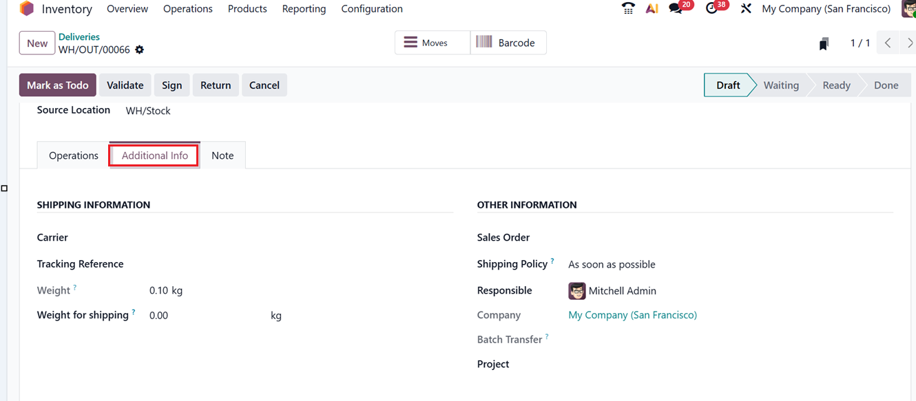 Odoo 19 Project