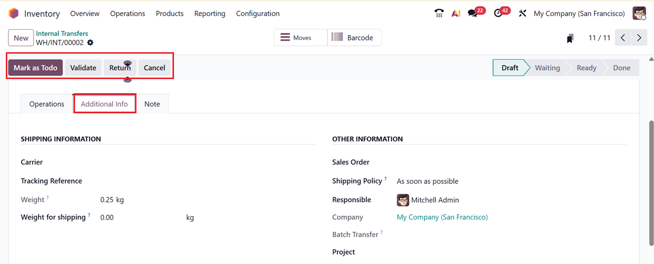 Odoo 19 Project