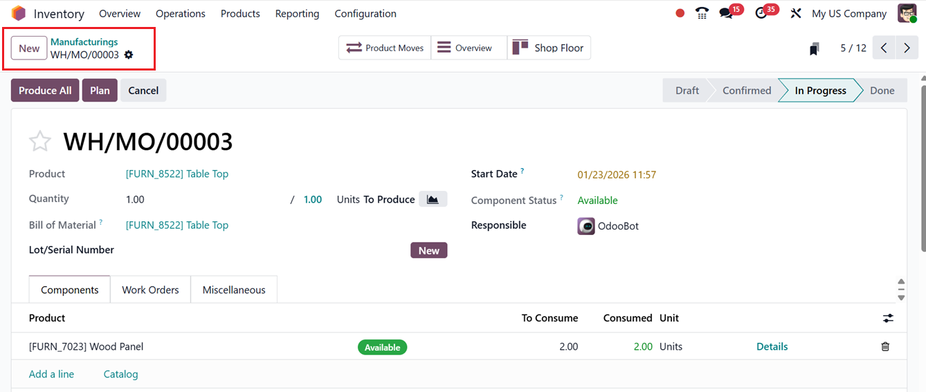 Odoo 19 Project