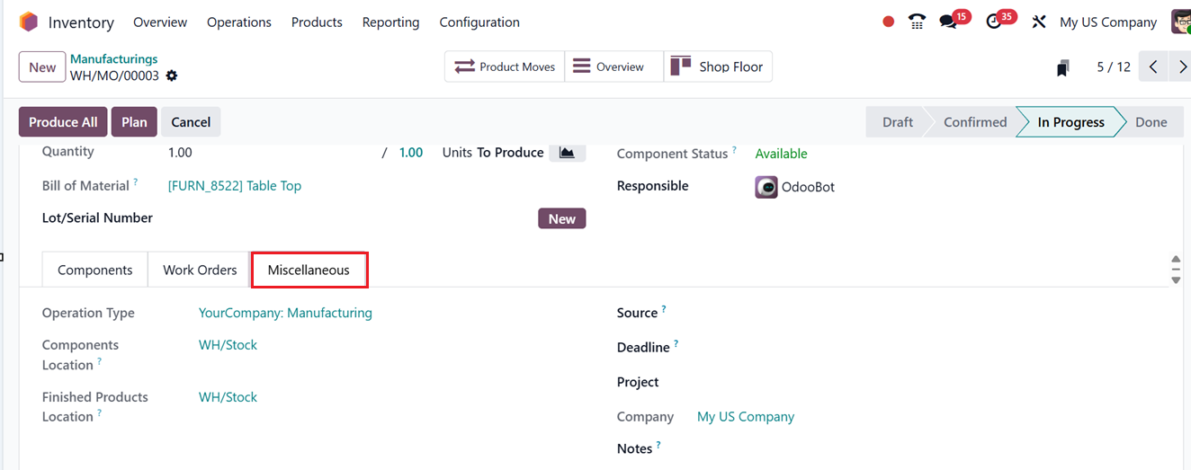 Odoo 19 Project