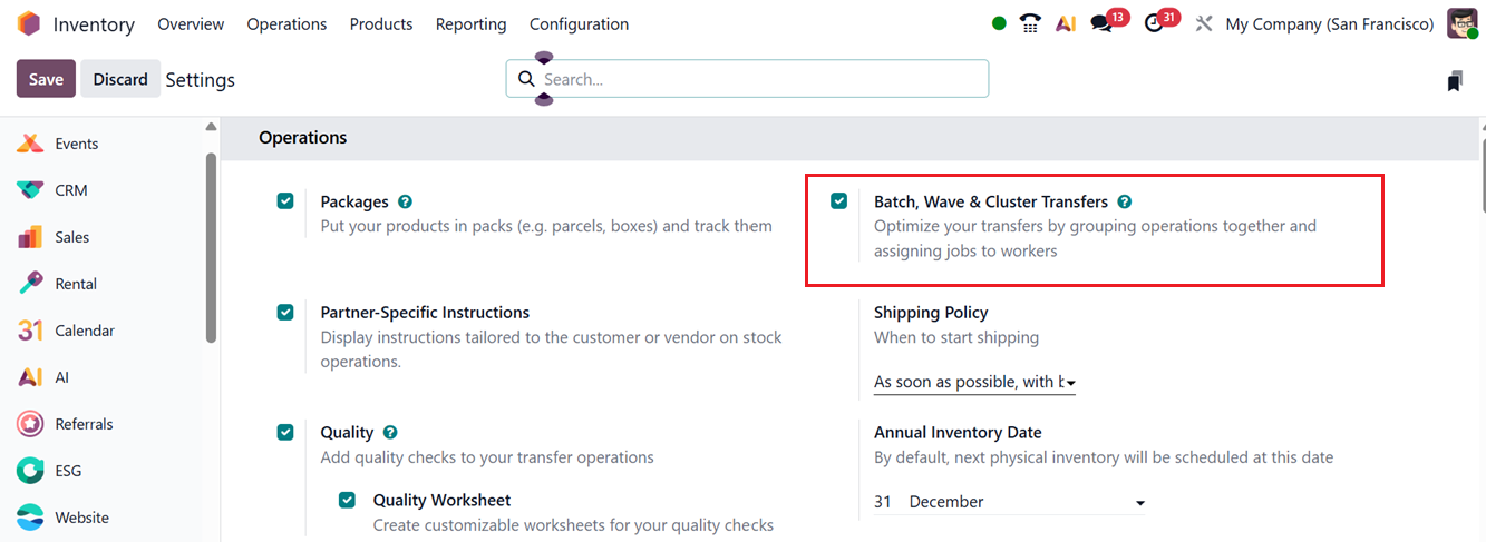 Odoo 19 Project