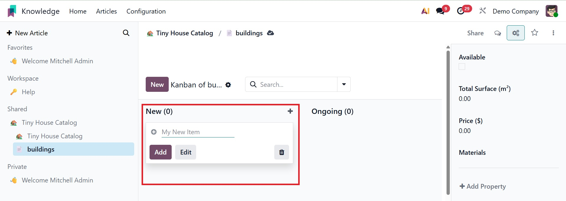 Odoo 19 Project
