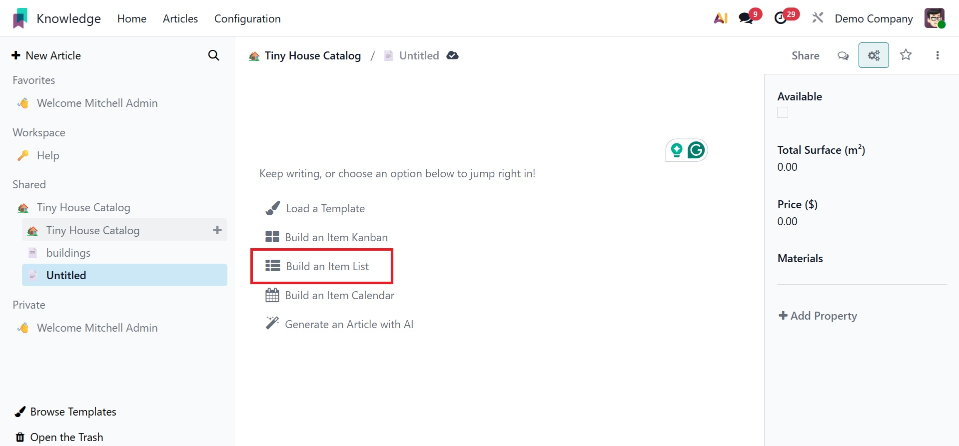 Odoo 19 Project