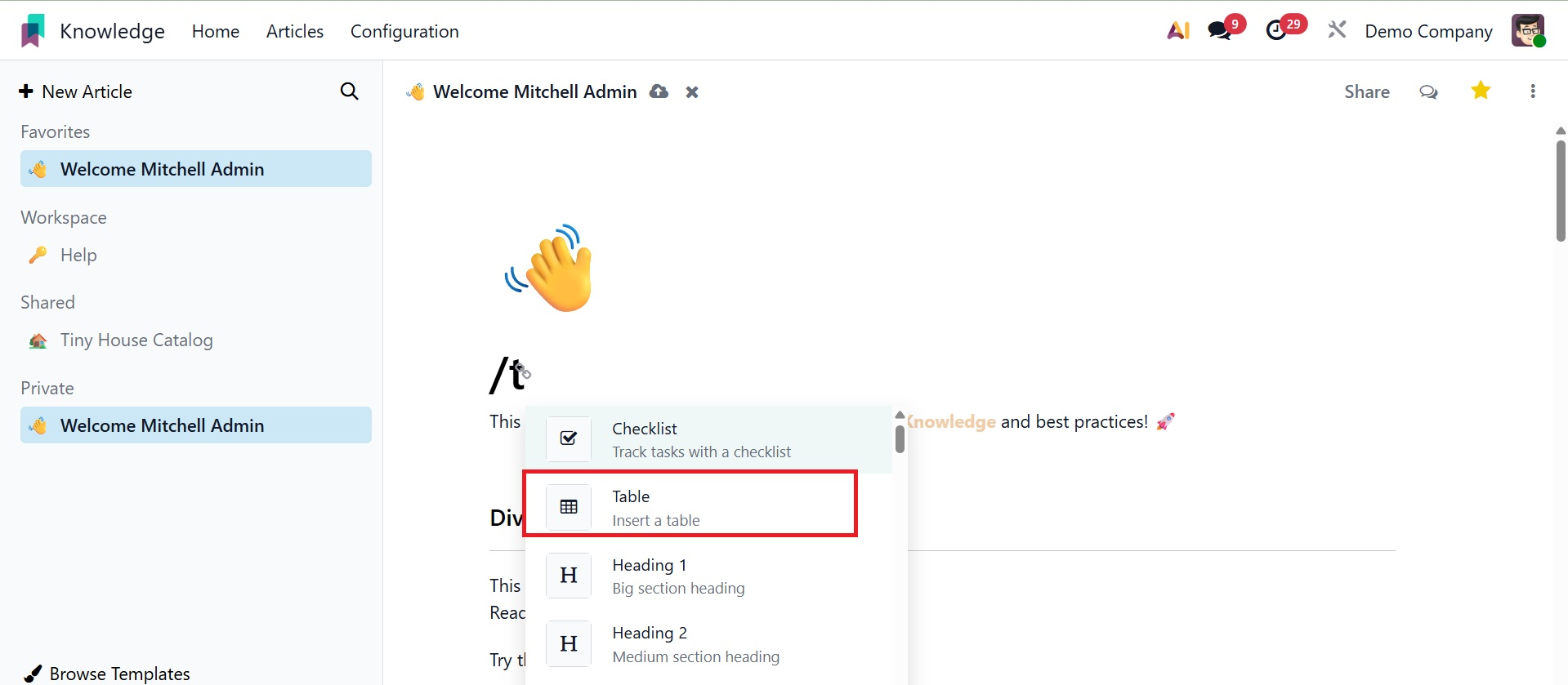 Odoo 19 Project