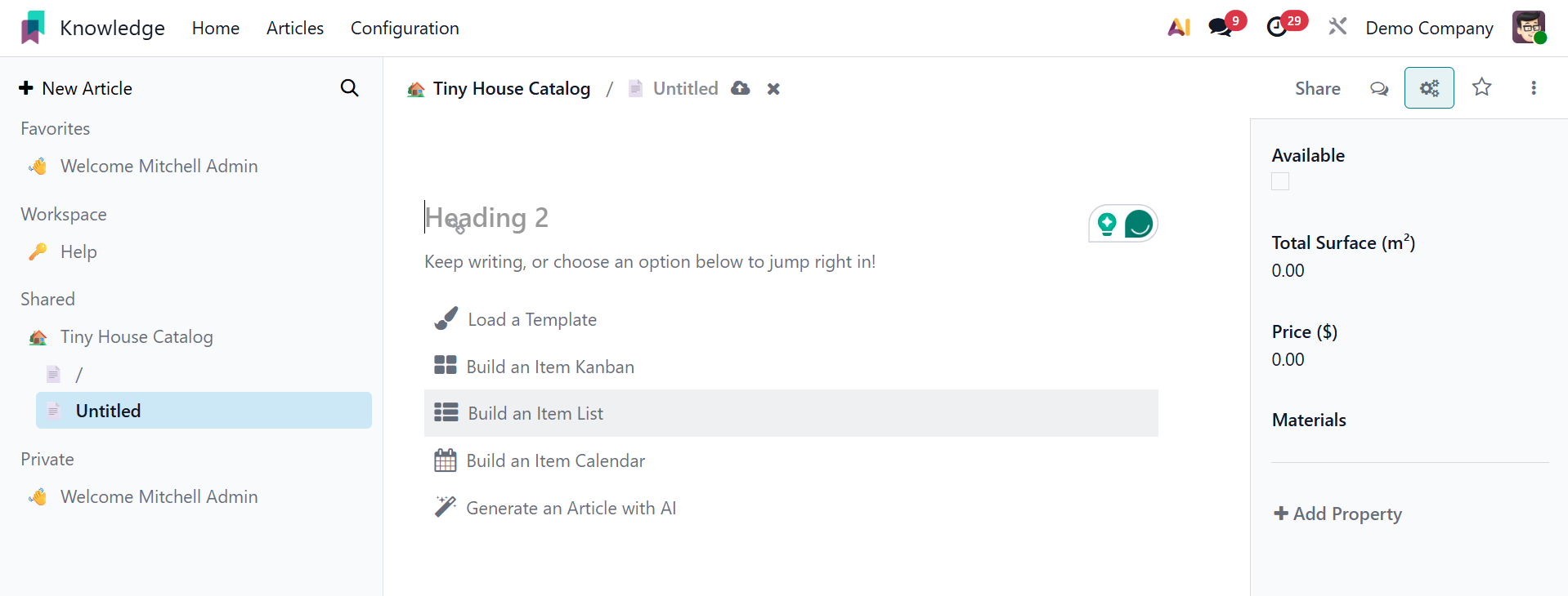 Odoo 19 Project