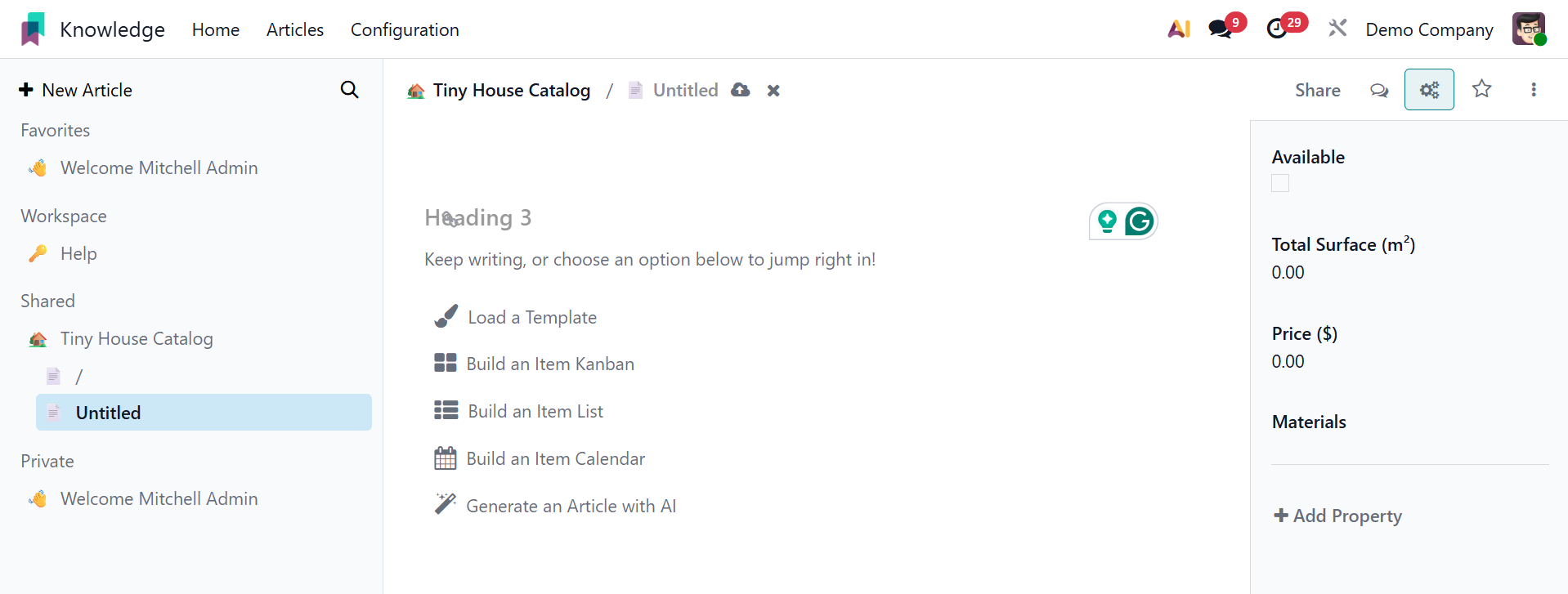 Odoo 19 Project
