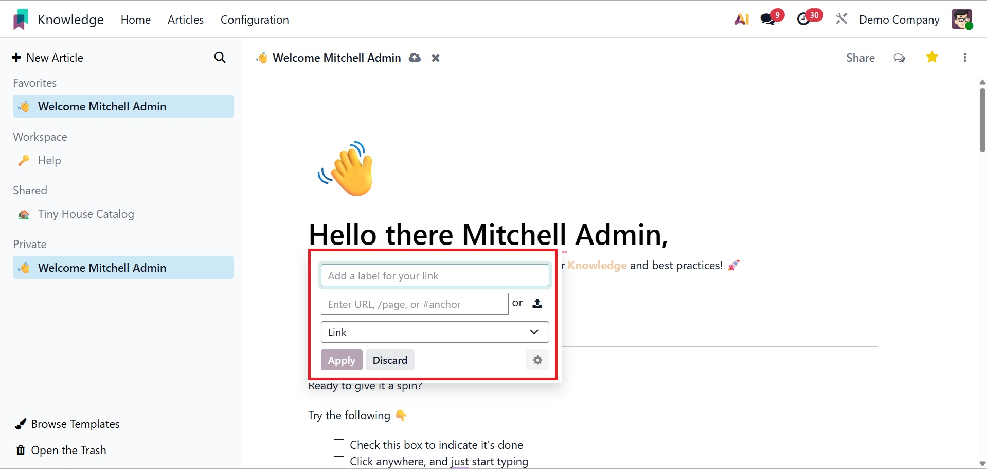 Odoo 19 Project