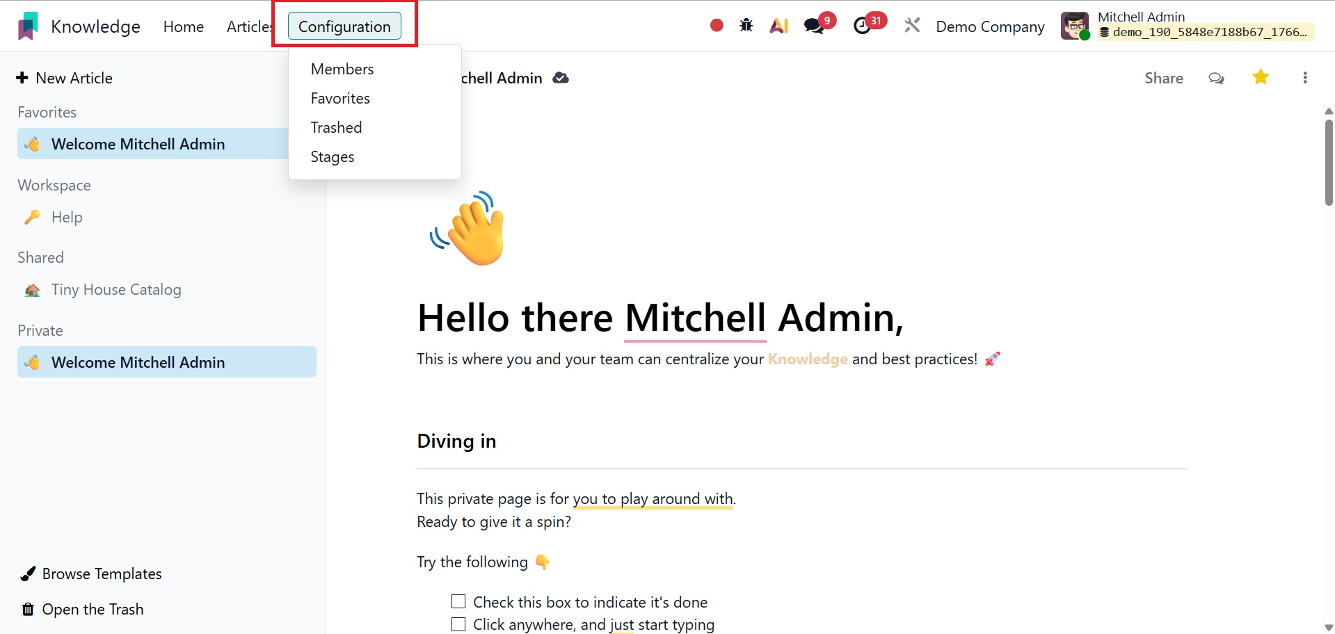 Odoo 19 Project