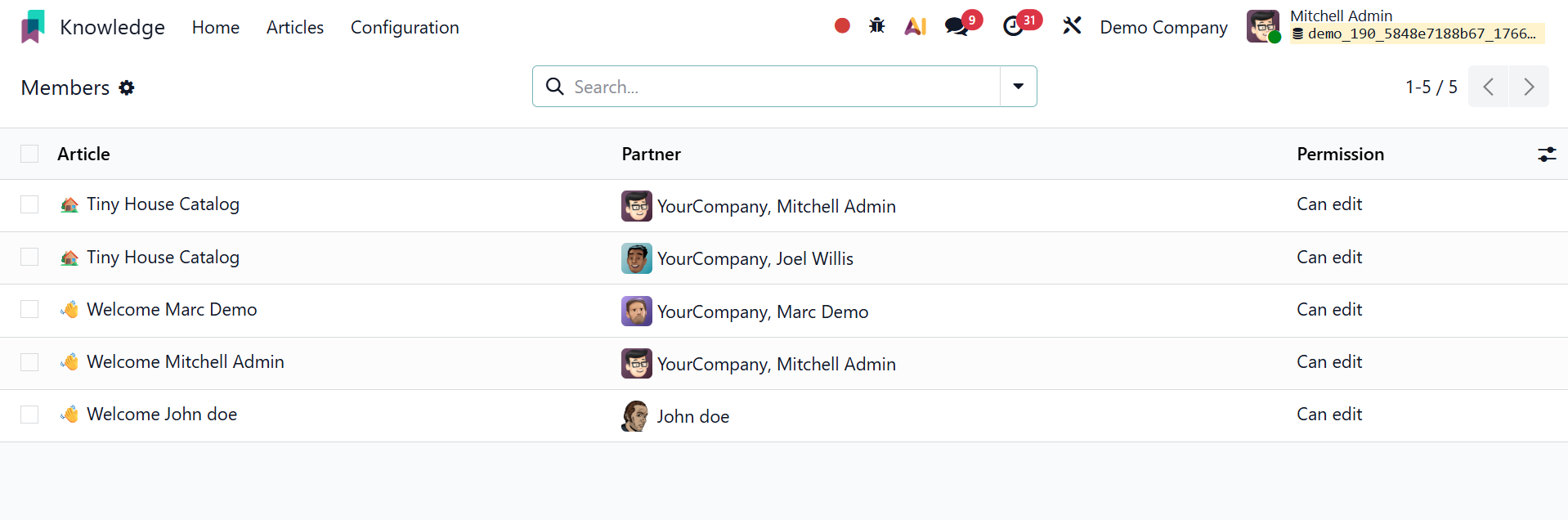 Odoo 19 Project