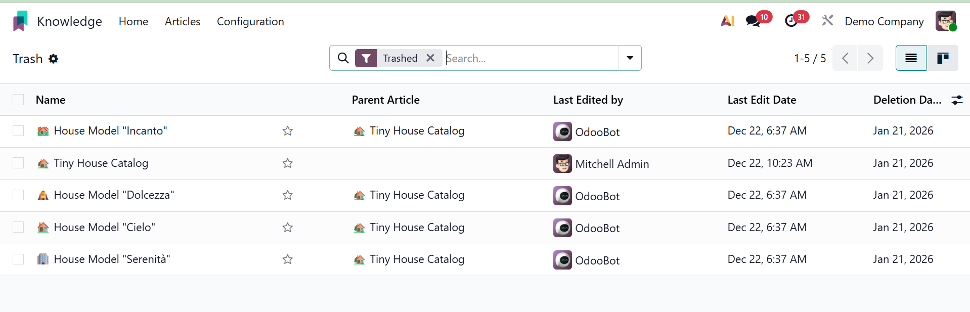 Odoo 19 Project
