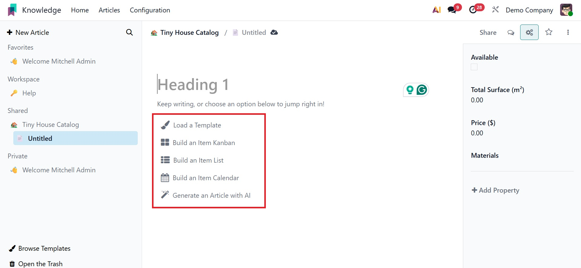 Odoo 19 Project