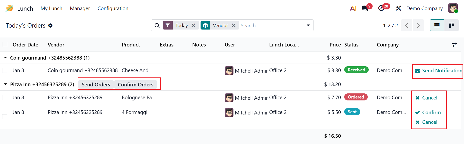 Odoo 19 Project