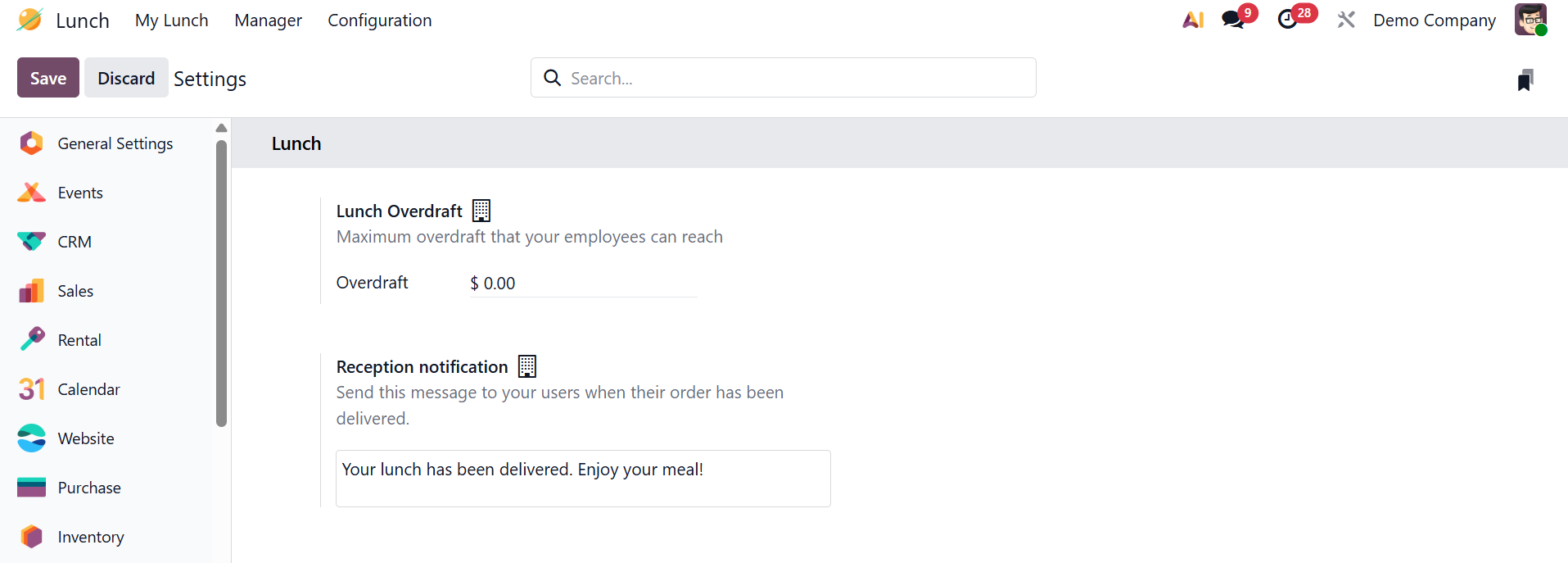 Odoo 19 Project