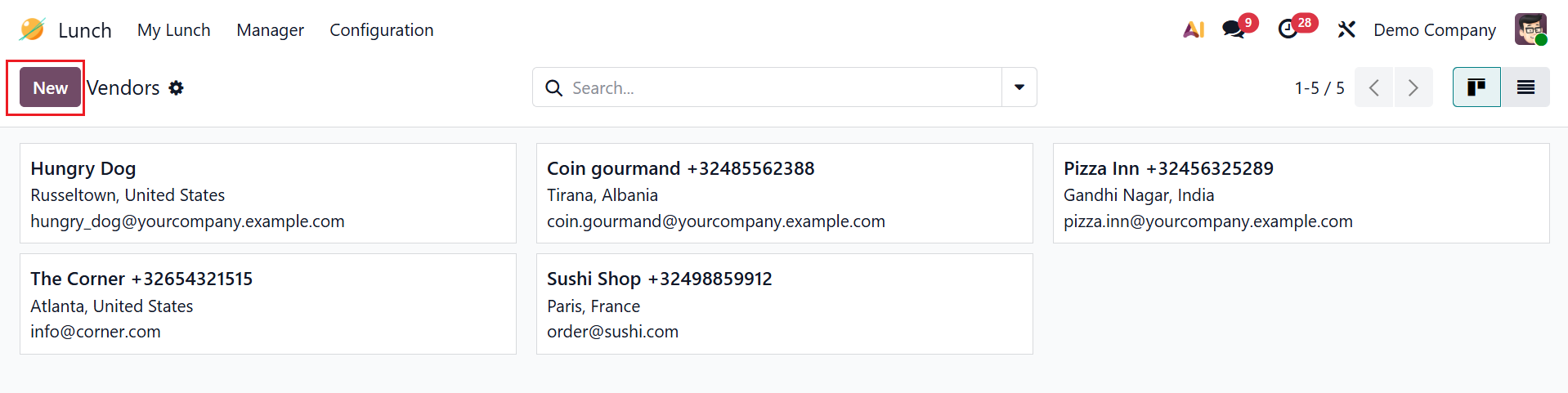 Odoo 19 Project