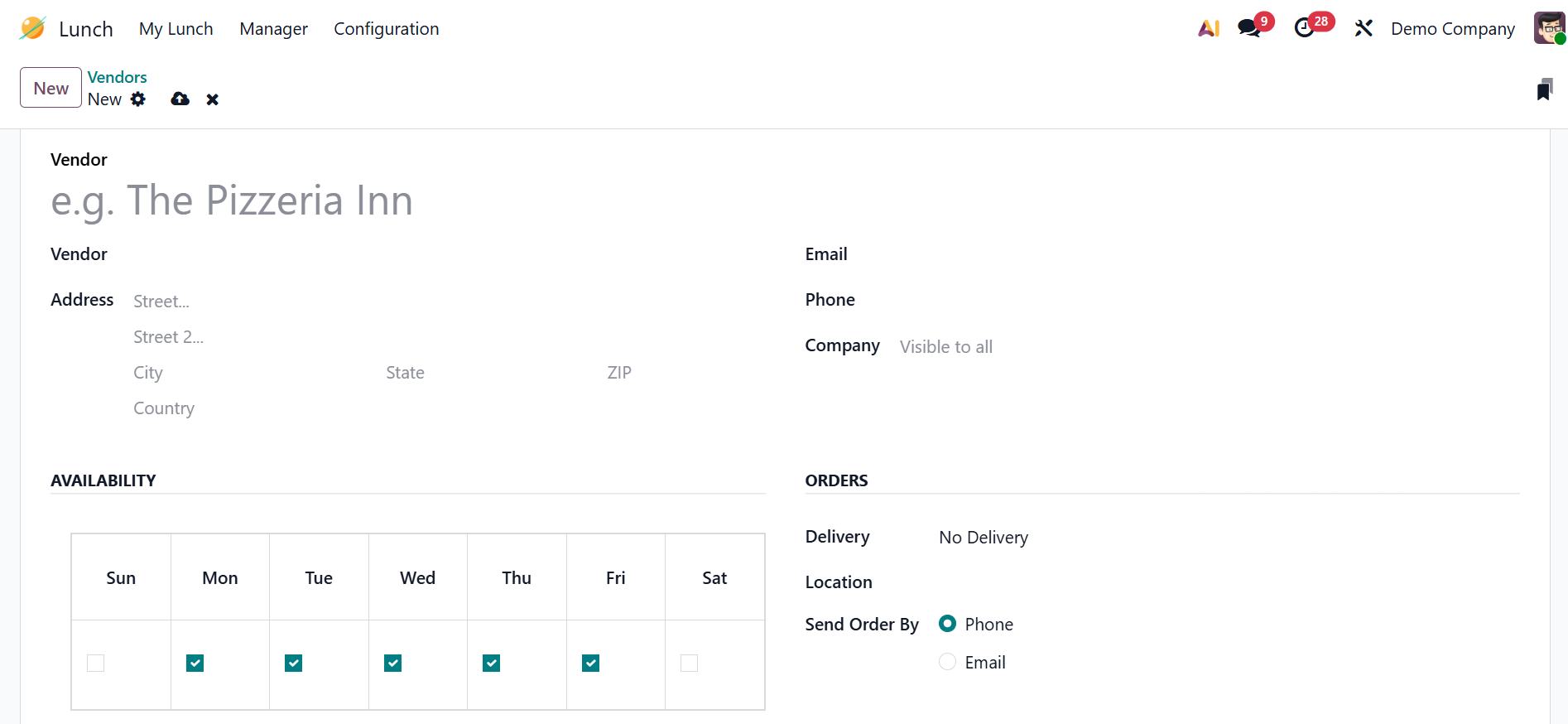 Odoo 19 Project